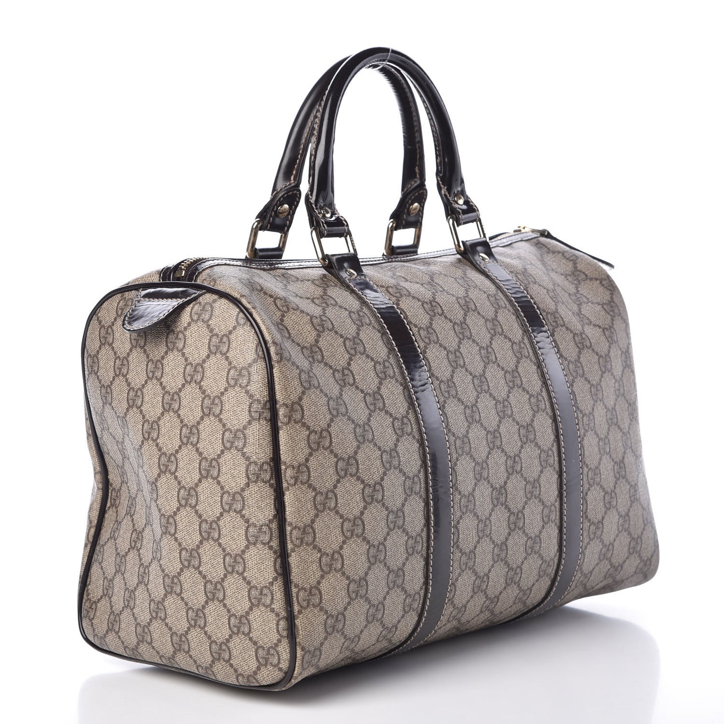 GG Plus Monogram Medium Joy Boston Dark Brown