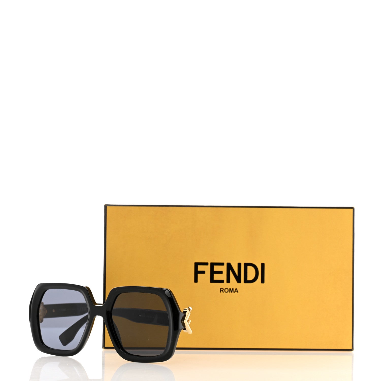 Fendi Acetate FF Diamonds Sunglasses FE40139I Black 7 of 7