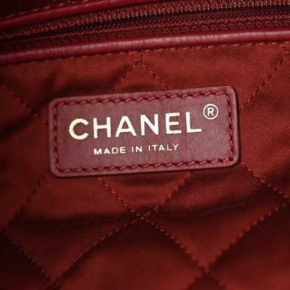 Chanel Tweed Quilted Chanel 22 Pink Burgundy 7 of 11