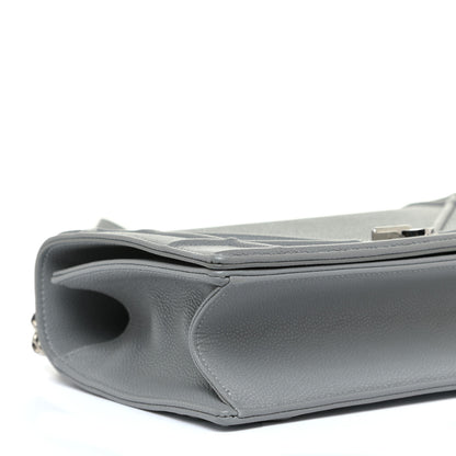 Christian Dior Grained Calfskin Medium Diorama Flap Bag Gris 8 of 14