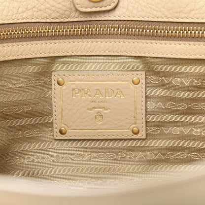 Prada Vitello Daino Tote Sabbia 5 of 9