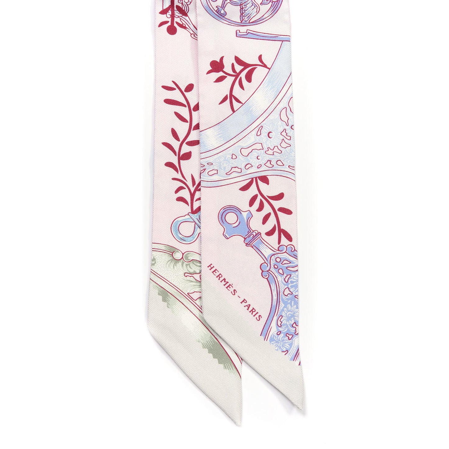 Silk Etriers Remix Twilly Rose Pale Bordeaux