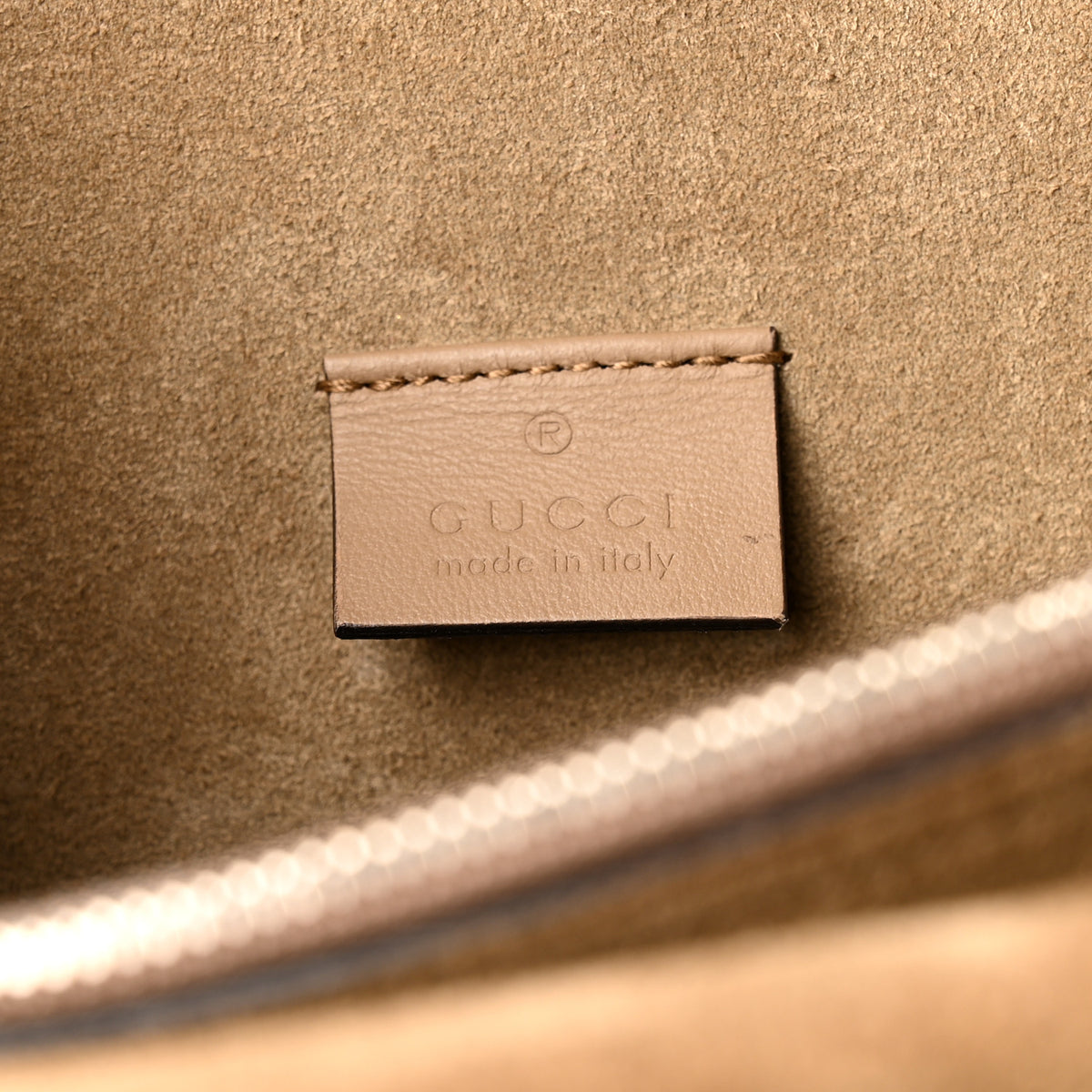 GG Supreme Monogram Small Dionysus Shoulder Bag Taupe