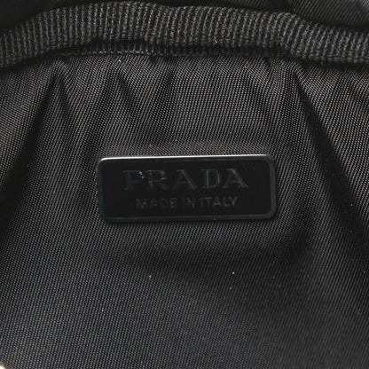 Prada Tessuto Soft Nylon Small Roses Print Convertible Crossbody Wristlet Blue 6 of 12
