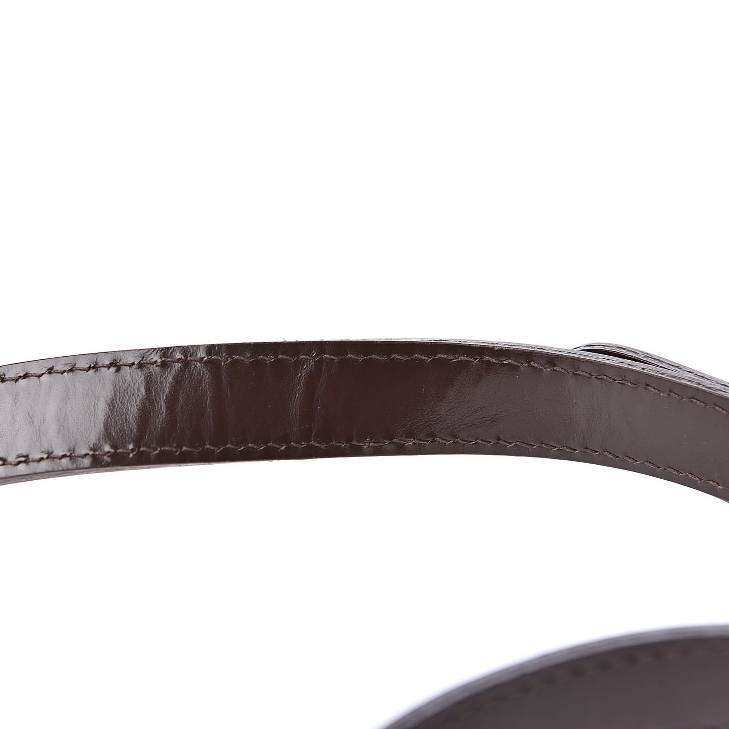 Calfskin Adjustable Speedy Bandouliere Shoulder Strap Brown