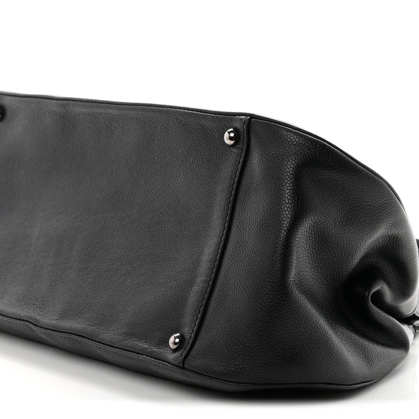 Caviar Quilted Small Mademoiselle Flap Bag Black