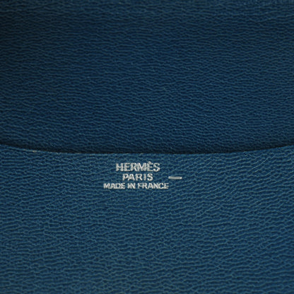 Hermes Lizard Grand Modele Agenda Cover Blue Jean 5 of 6