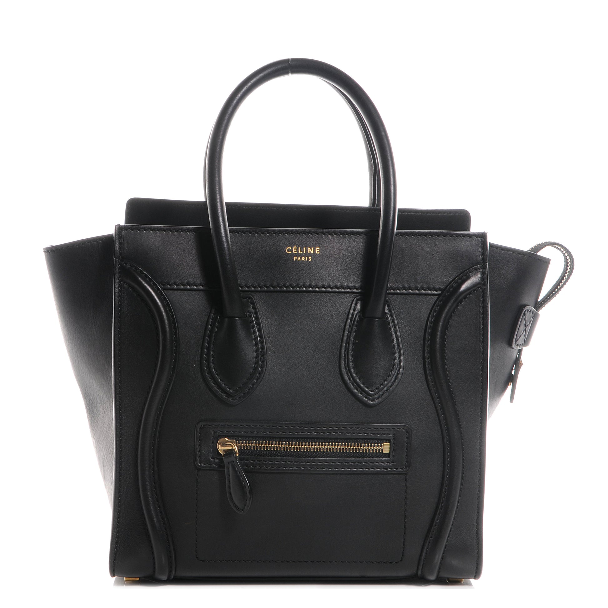 Celine Smooth Calfskin Micro Luggage Black 1 of 9