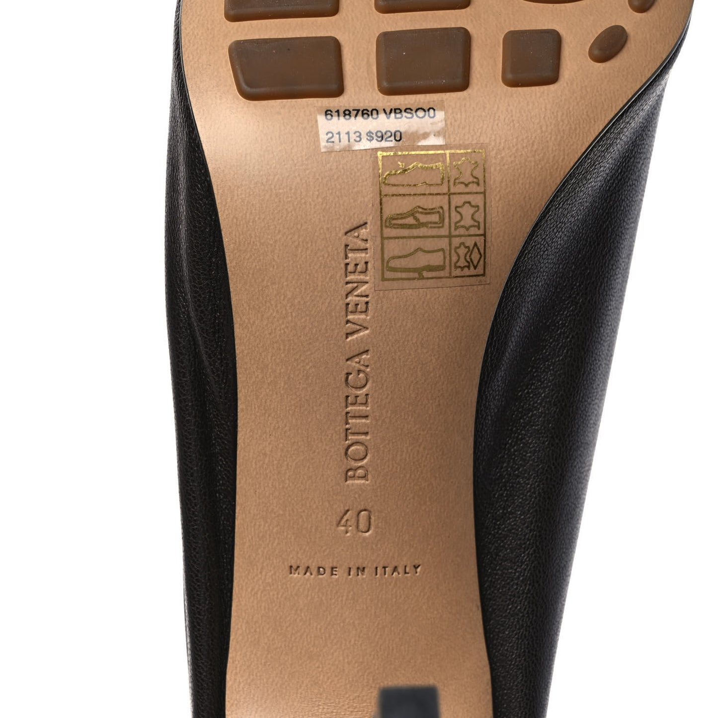Nappa Square Toe Slip-On Mule Sandals 40 Fondante