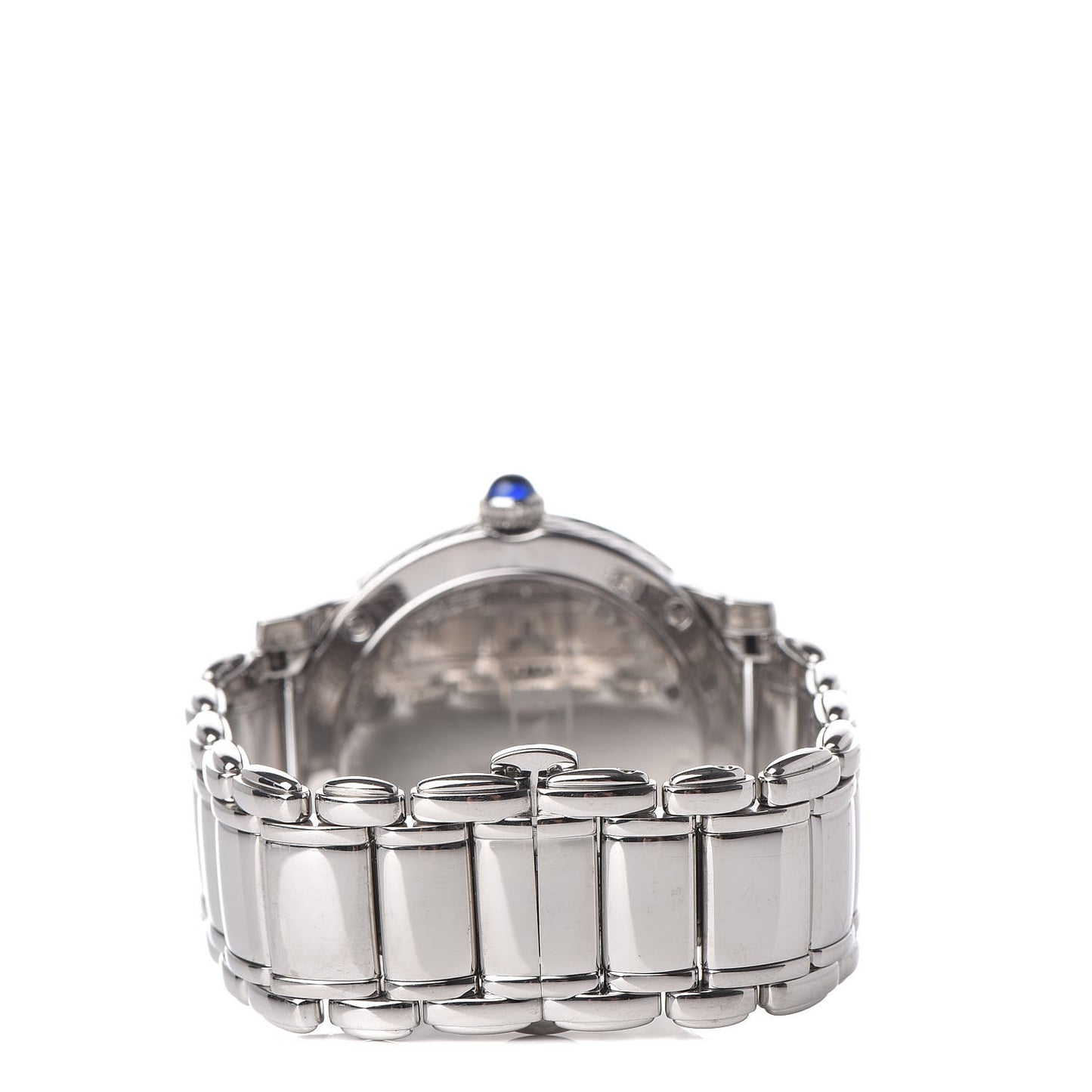 Stainless Steel Diamond Bezel Mother of Pearl 38mm Classic Quartz Watch