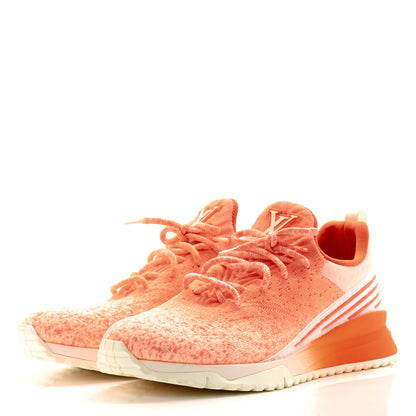 Louis Vuitton Technical Knit V.N.R Sneakers 9 Orange 3 of 9