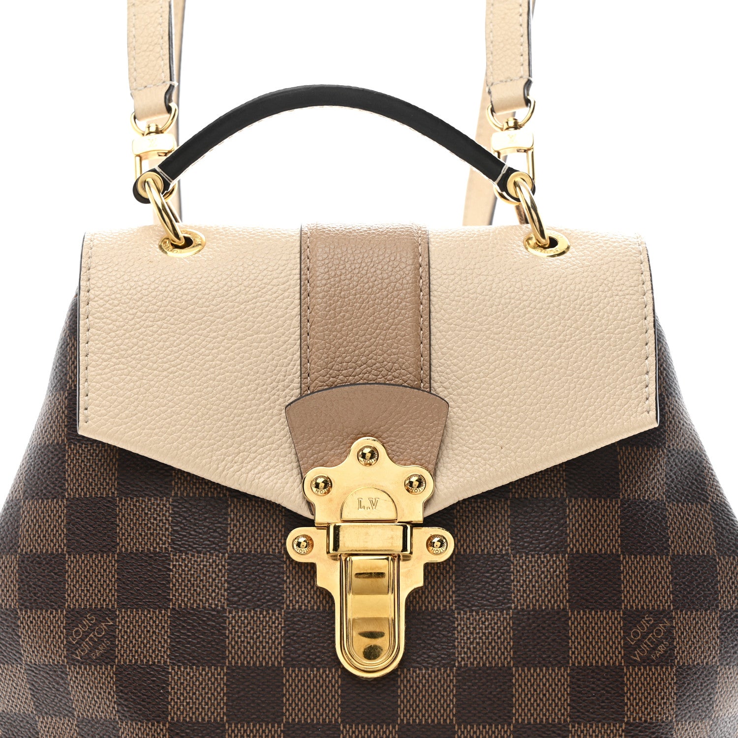 Louis Vuitton Damier Ebene Clapton Backpack Creme 8 of 10