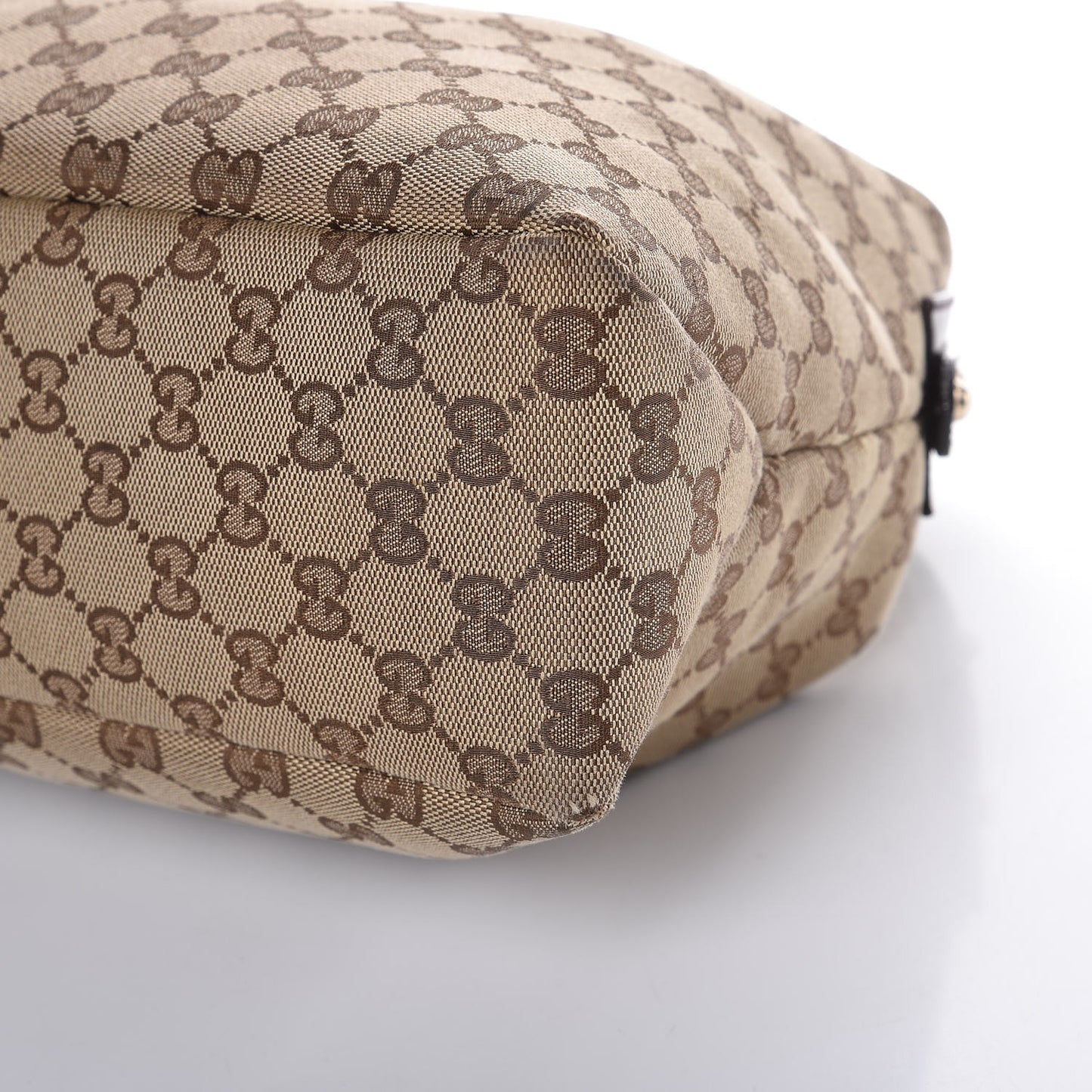 Monogram Medium Horsebit Chain Hobo Dark Brown