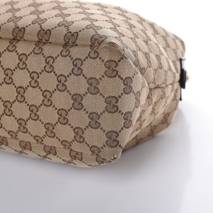 Gucci Monogram Medium Horsebit Chain Hobo Dark Brown 9 of 9