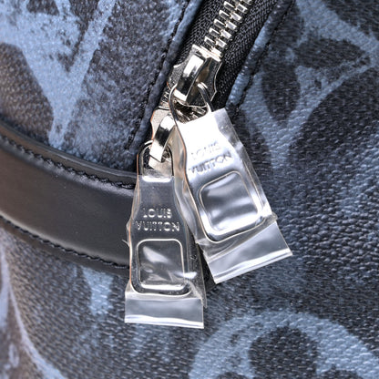 Louis Vuitton Monogram Pastel Discovery Backpack PM Black 7 of 10