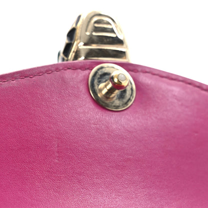 Bulgari Calfskin Galuchat Serpenti Forever Crossbody Bag Dark Pink 12 of 14
