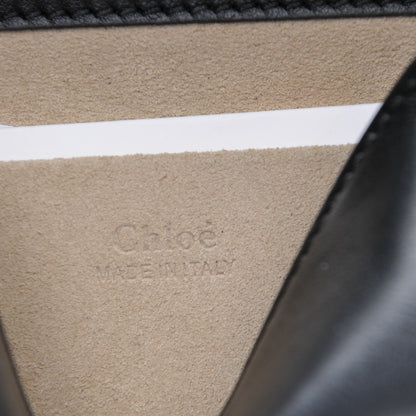 Chloe Calfskin Suede Small Nile Bracelet Bag Black 6 of 7
