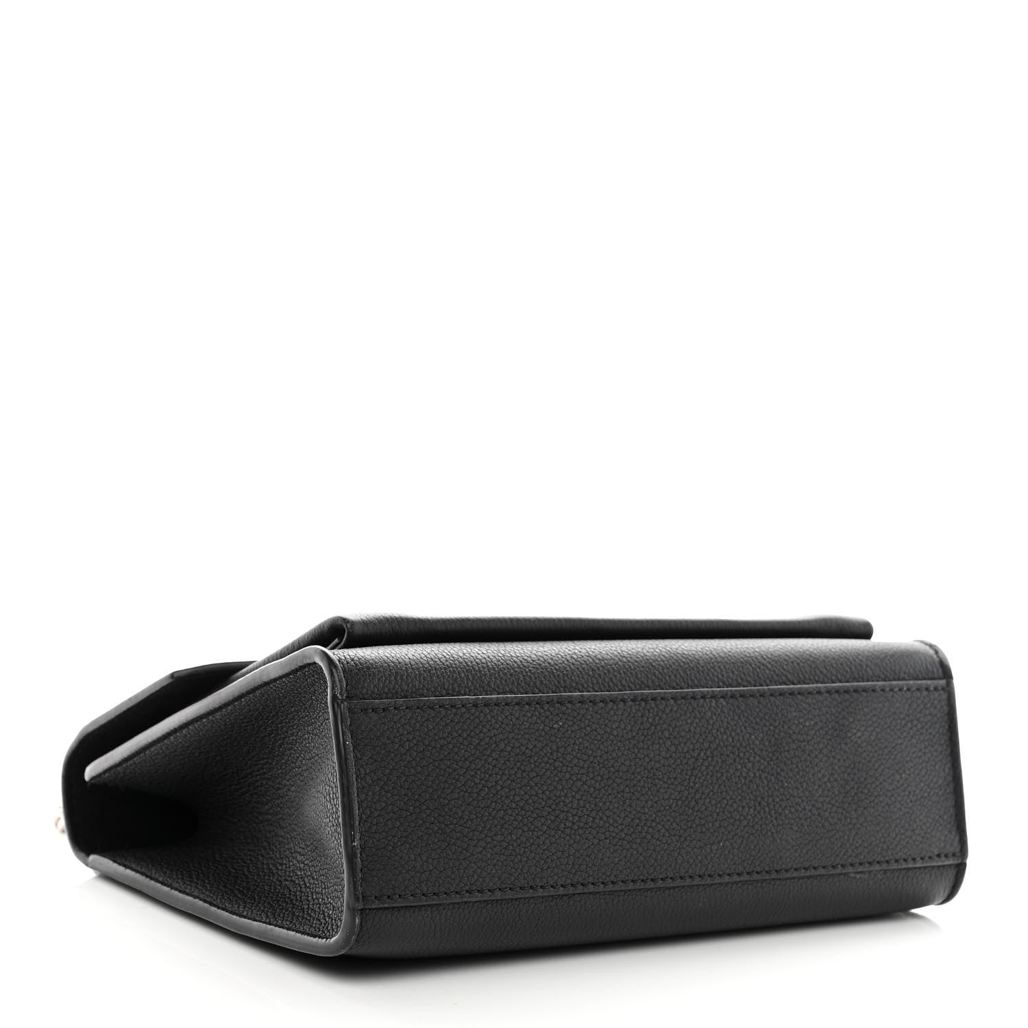 Louis Vuitton Soft Calfskin Mylockme Chain Bag BB Black 4 of 14