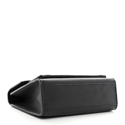 Louis Vuitton Soft Calfskin Mylockme Chain Bag BB Black 4 of 14