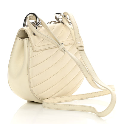 Chloe Calfskin Quilted Mini Drew Bijou Shoulder Bag Natural White 2 of 12
