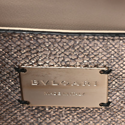 Bulgari Metallic Karung Serpenti Forever Crossbody Gold 6 of 9