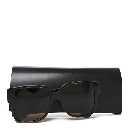Saint Laurent Acetate Square SL M9 Sunglasses Tortoise 13 of 16