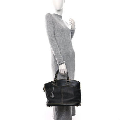 Louis Vuitton Suhali Lockit MM Black 3 of 10