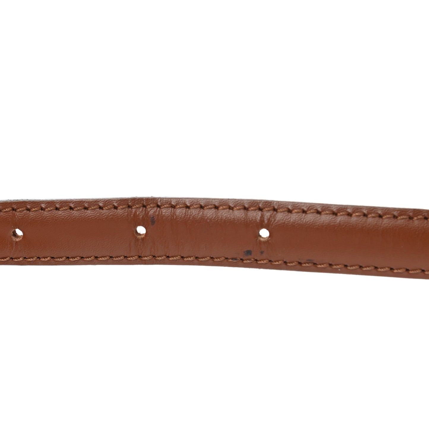 Calfskin Adjustable Shoulder Strap Brown