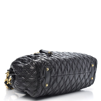 Marc Jacobs Calfskin Quilted Stam Black 4 of 12