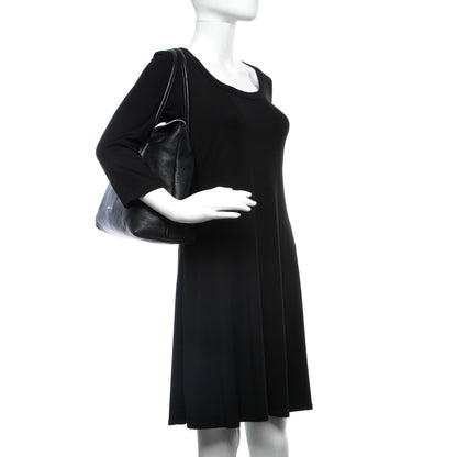 Burberry London Grainy Calfskin Medium Baynard Tote Black 2 of 8