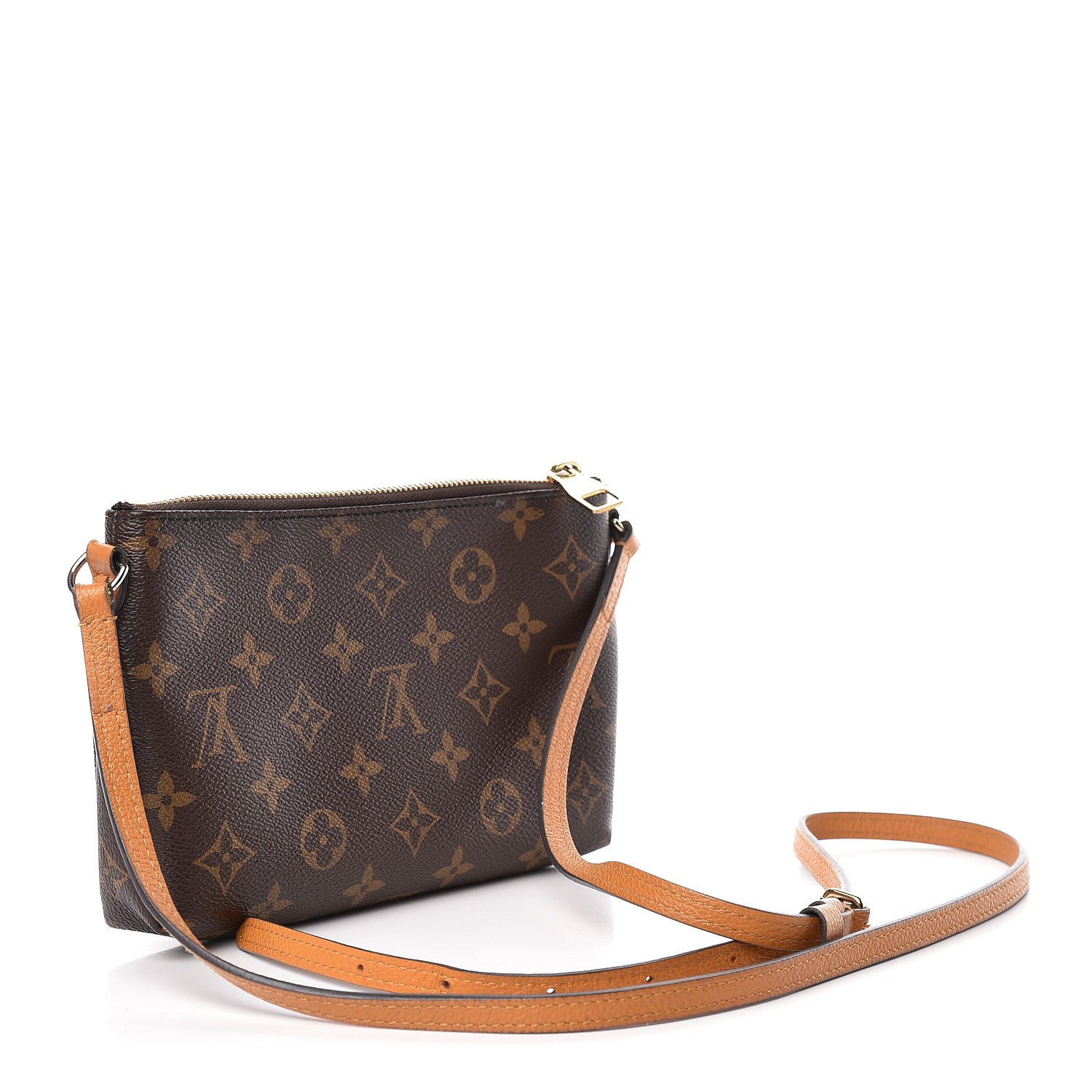 Louis Vuitton Monogram Pallas Crossbody Safran 3 of 13