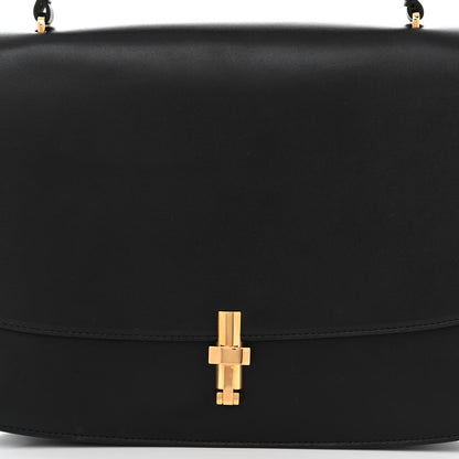 The Row Calfskin Medium The Sofia 11.75 Top Handle Black 7 of 10