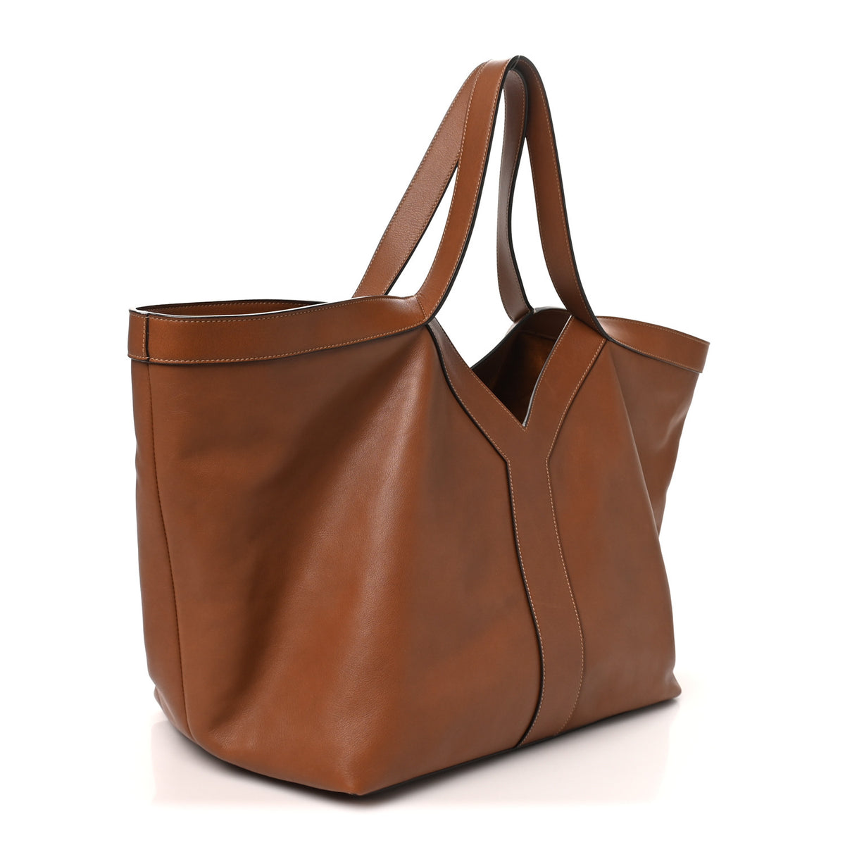 Saint Laurent Calfskin Y Tote Brick 3 of 10