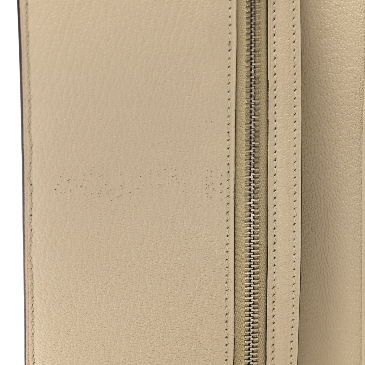 Hermes Ostrich Bearn Gusset Wallet Parchemin 6 of 10