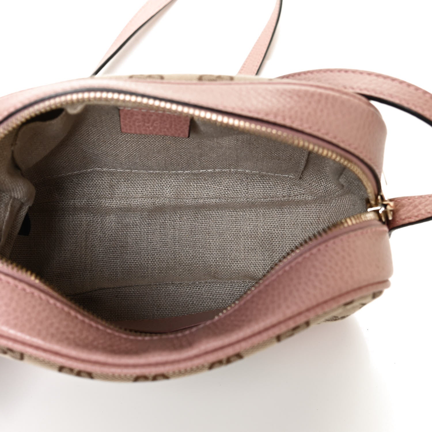 Gucci Monogram Mini Bree Messenger Bag Beige Soft Pink 5 of 11