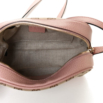 Gucci Monogram Mini Bree Messenger Bag Beige Soft Pink 5 of 11