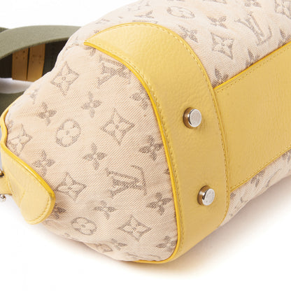 Louis Vuitton Monogram Denim Pochette Round Yellow 5 of 8