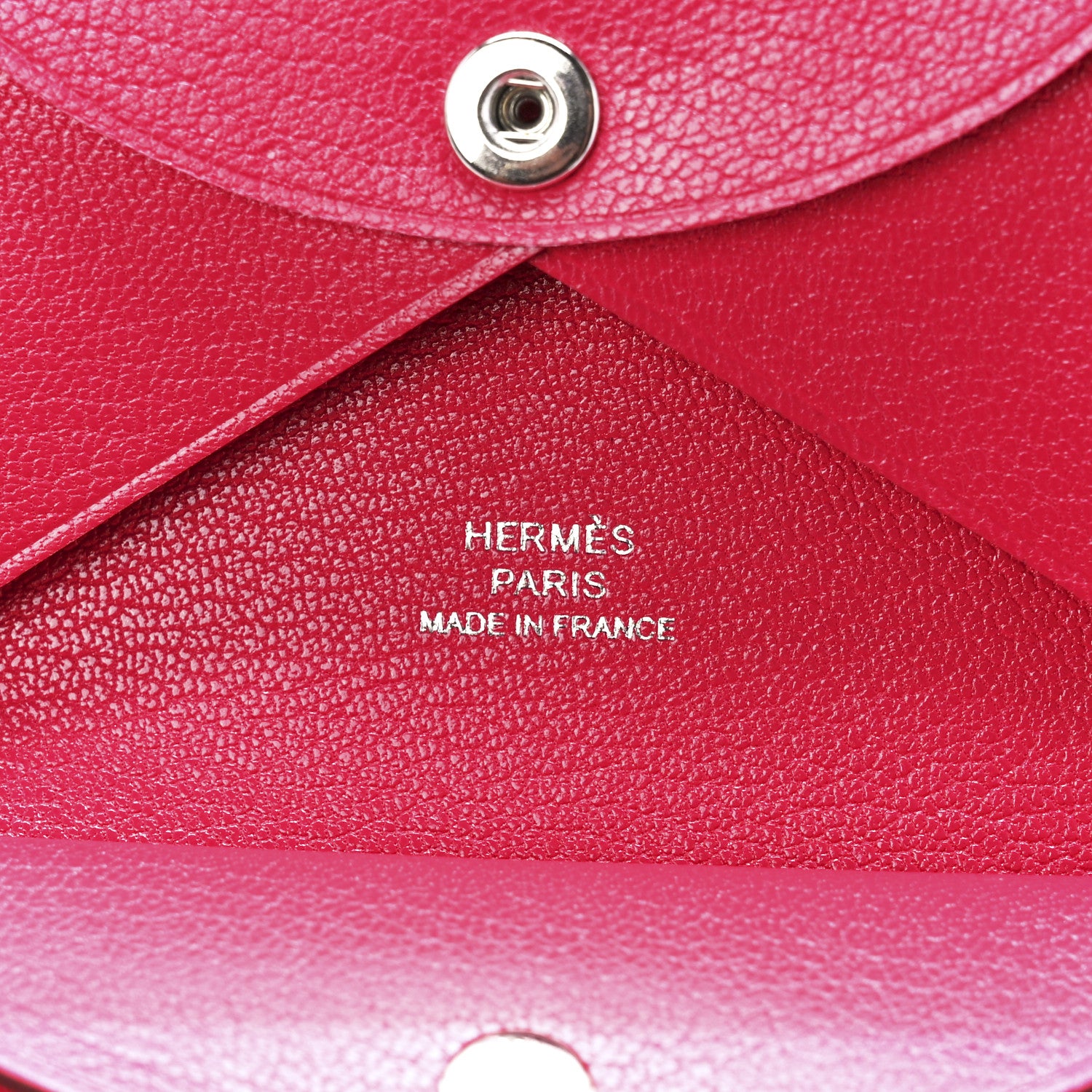 Hermes Chevre Chamkila Calvi Duo Card Case Rose Extreme 7 of 12