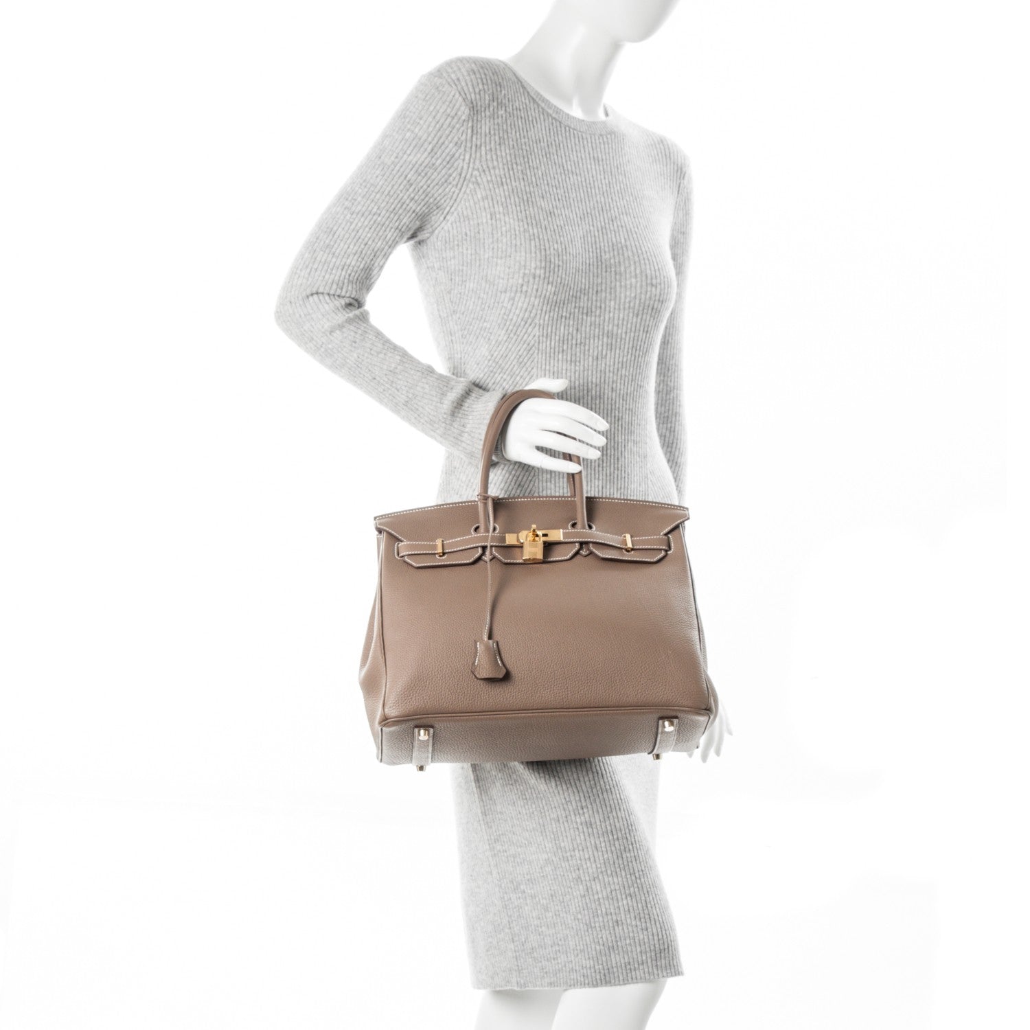Hermes Togo Birkin 35 Etoupe 2 of 20