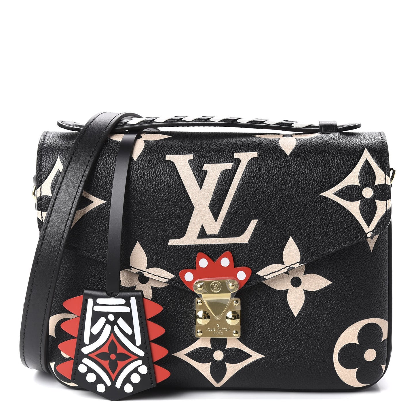Empreinte Monogram Giant Crafty Pochette Metis Black Creme
