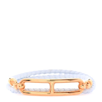 Hermes Swift Roulis Double Tour Bracelet T2 Bleu Brume 1 of 6