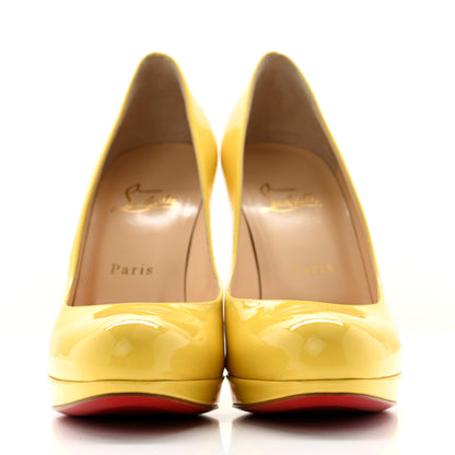 Christian Louboutin Patent New Simple 100 Pumps 37.5 Sun 2 of 8
