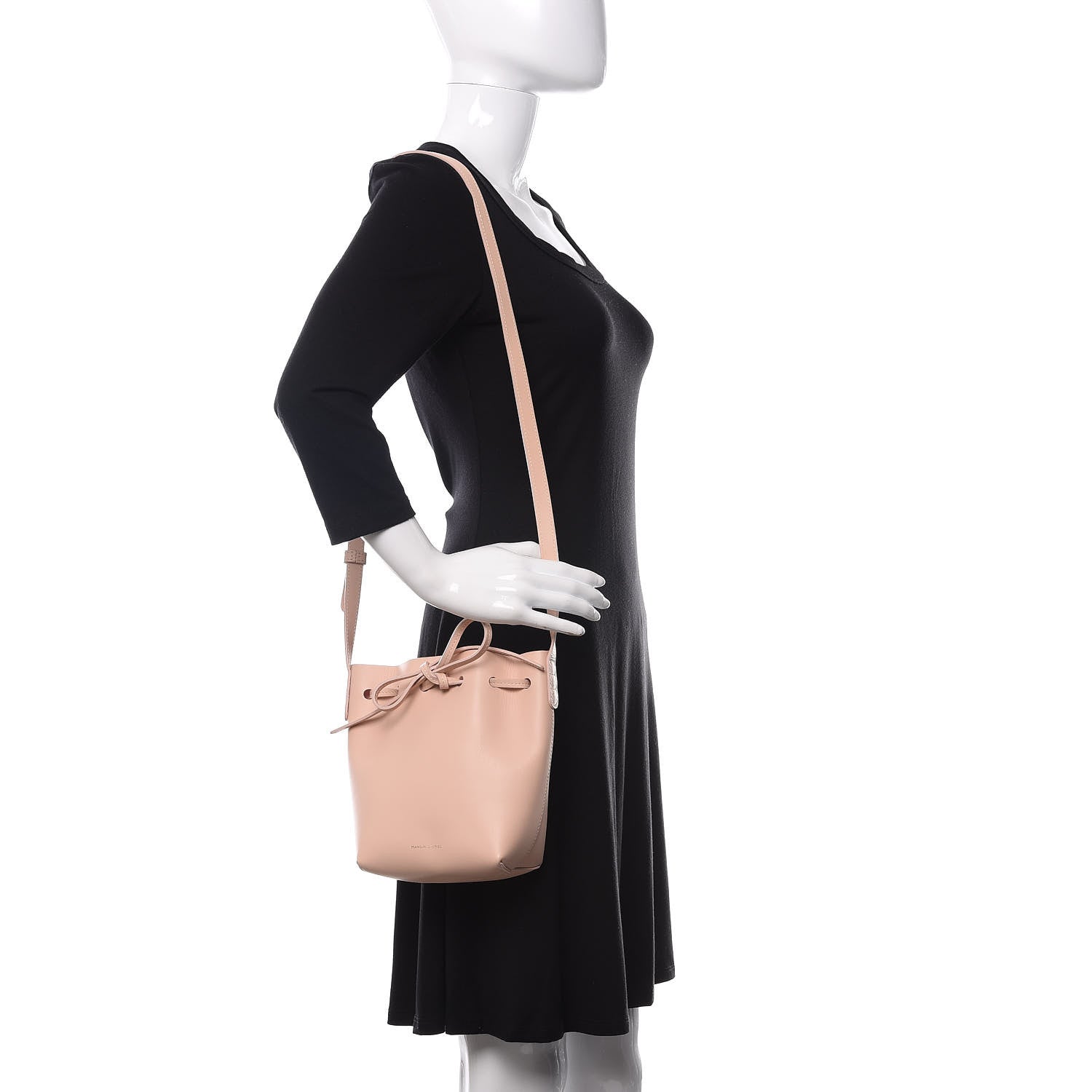 Mansur Gavriel Calfskin Mini Mini Bucket Bag Rosa 2 of 11