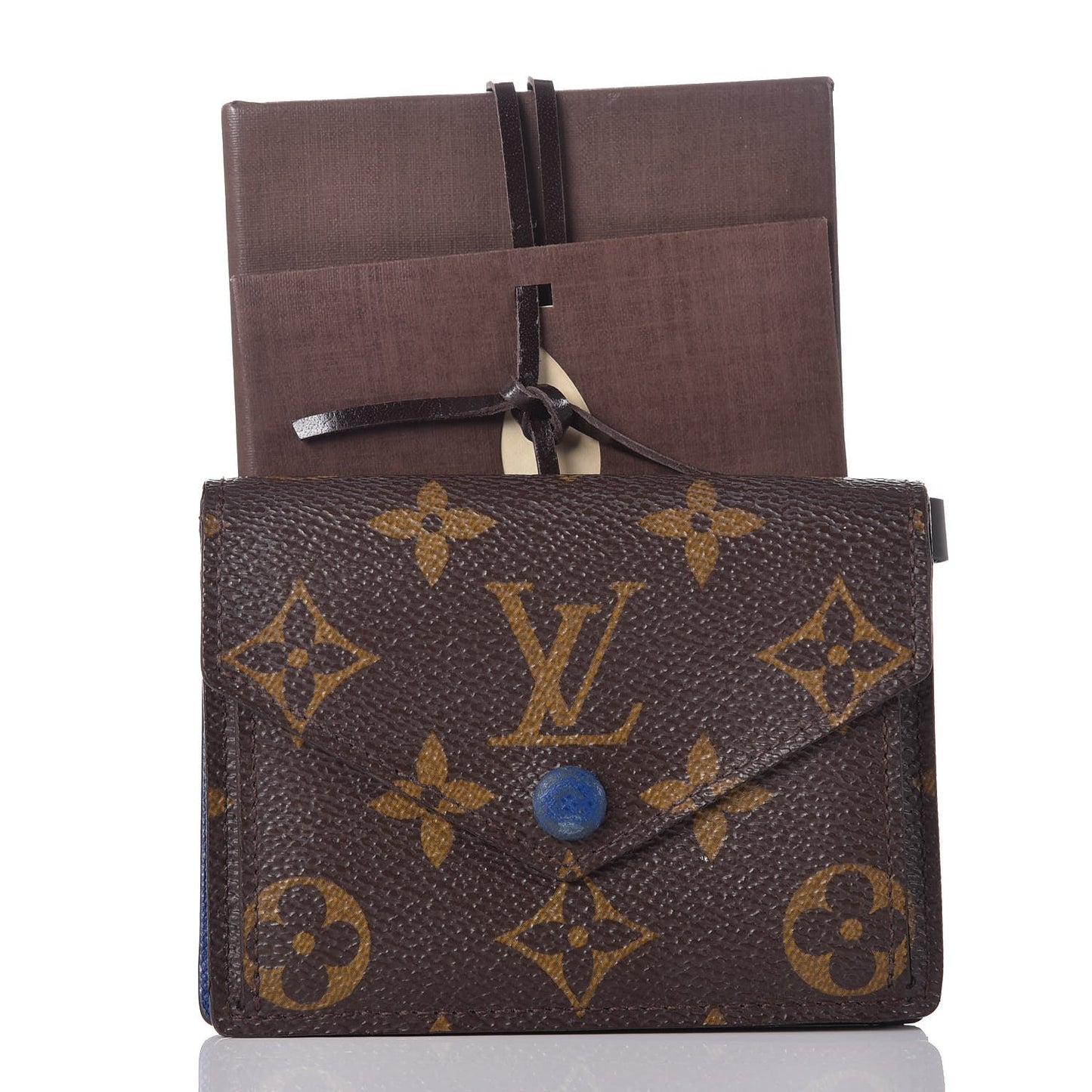 Monogram Compact Marie Wallet Blue