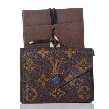 Louis Vuitton Monogram Compact Marie Wallet Blue 8 of 8