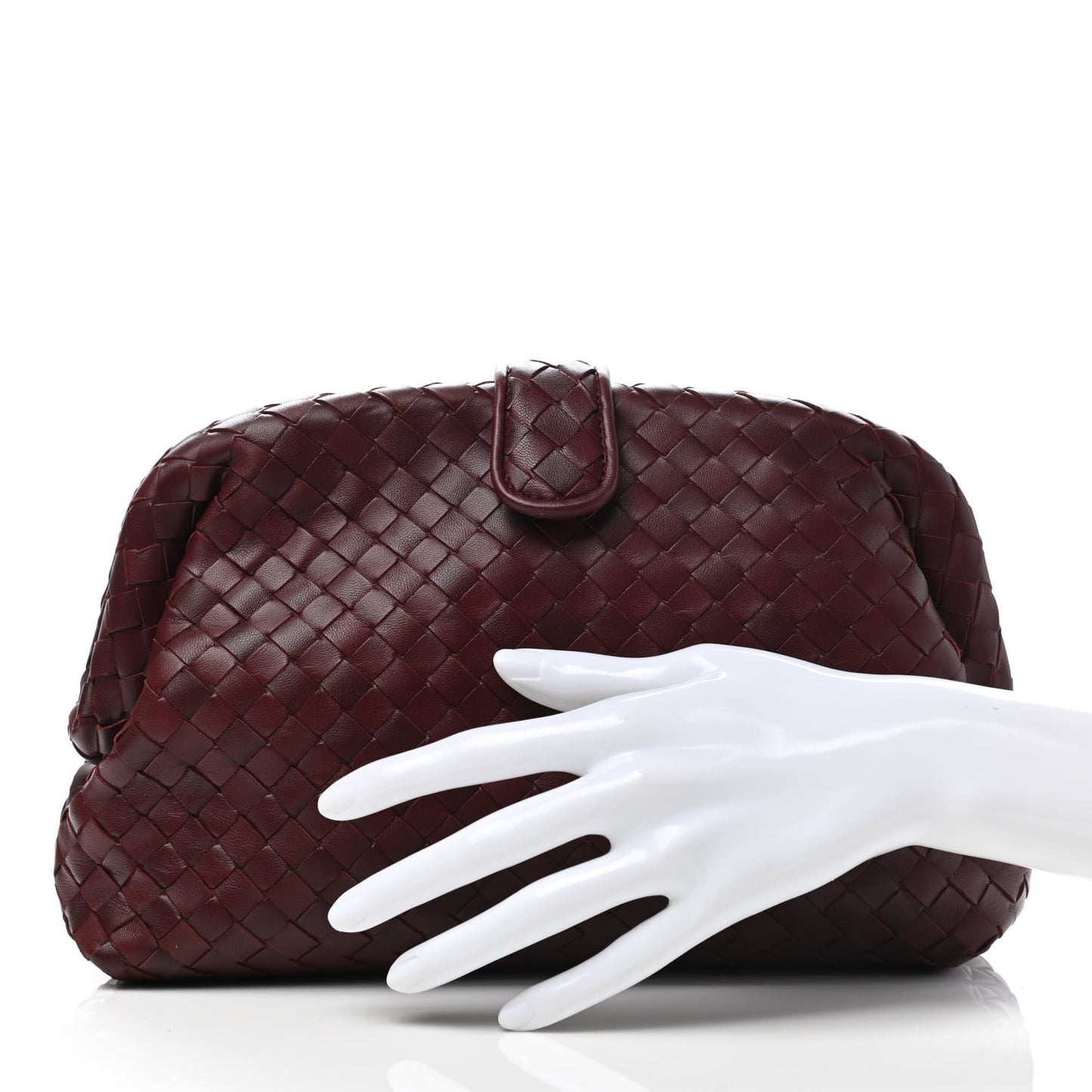 Nappa Intrecciato The Lauren 1980 Clutch Gigolo Red