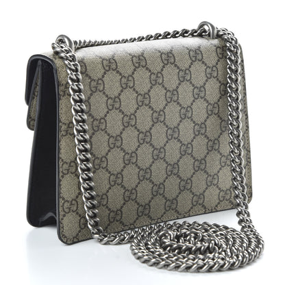 Gucci GG Supreme Monogram Mini Dionysus Shoulder Bag Black 3 of 10