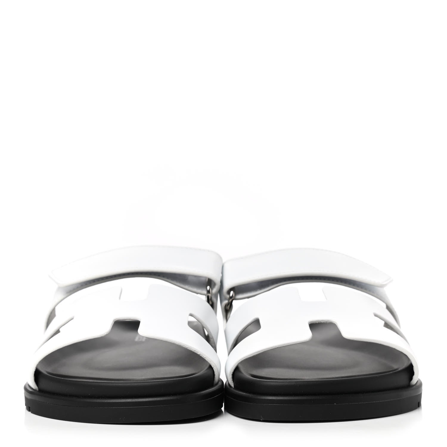 Hermes Calfskin Womens Chypre Sandals 36 White 2 of 7