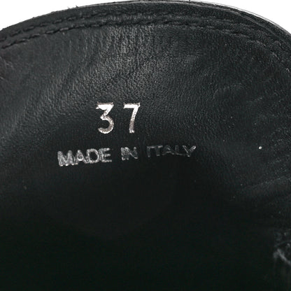 Prada Spazzolato Triangle 40mm Loafer Mules 37 Black 8 of 8