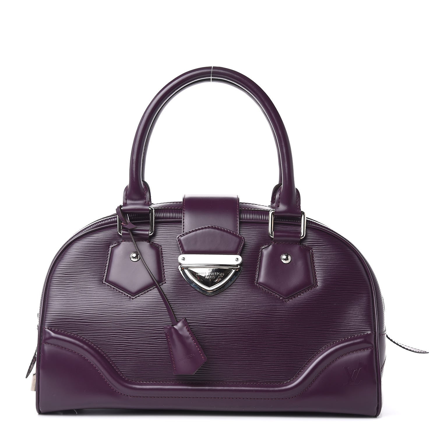Louis Vuitton Epi Bowling Montaigne GM Cassis 1 of 10